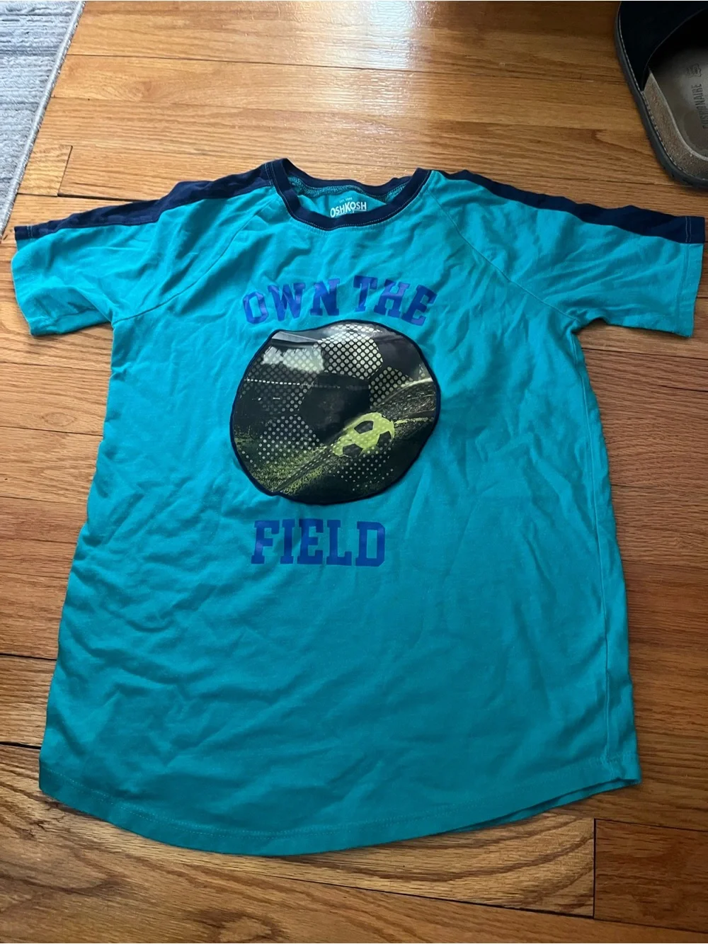 OshKosh B'gosh Teal Tee with Navy Trim